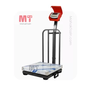 باسکول محک 200کیلویی نمایشگر ثابت استیل کابیندار