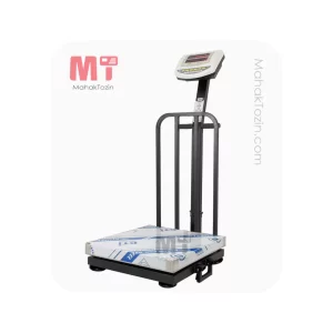 باسکول محک 200کیلویی نمایشگر ثابت بدون چرخ استیل
