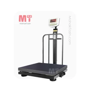 باسکول محک 500کیلویی نمایشگر ثابت سینی آهنی