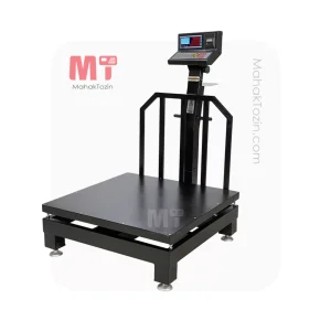 باسکول محک2000 کیلوگرم گالوانیزه ثابت 120*120 پرینتردار مدل پلاس